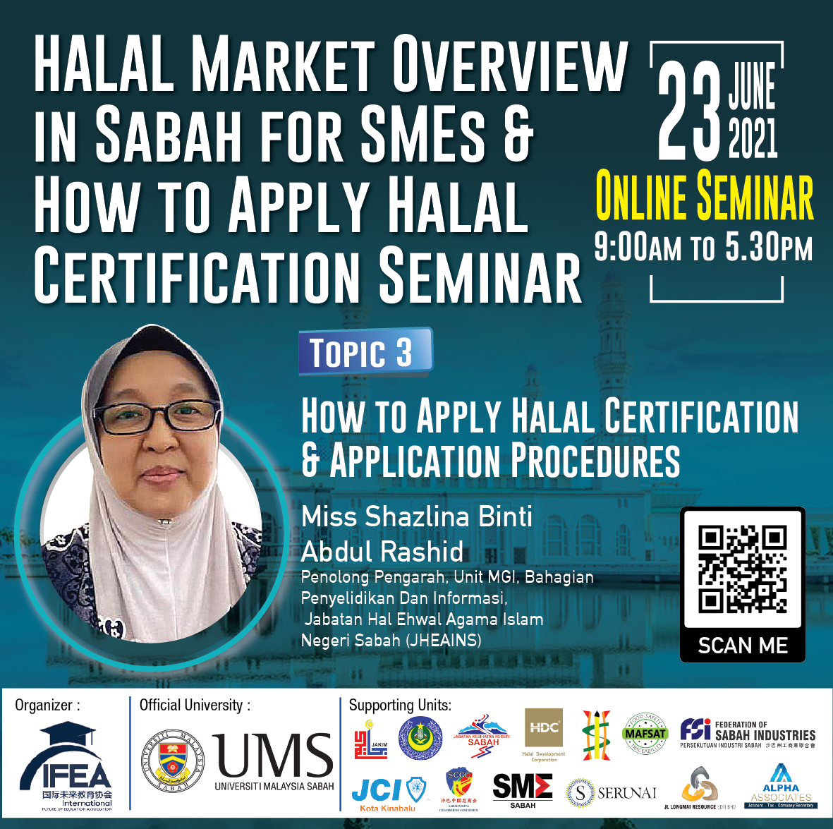 2nd Halal Market Overview and Opportunities Online Seminar 第二屆线上清真研讨会（23rd June 2021）