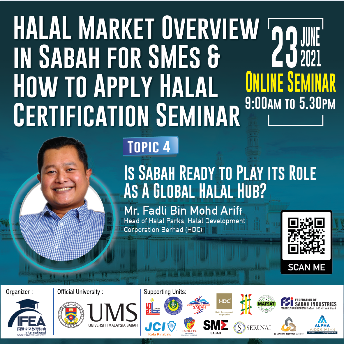 2nd Halal Market Overview and Opportunities Online Seminar 第二屆线上清真研讨会（23rd June 2021）