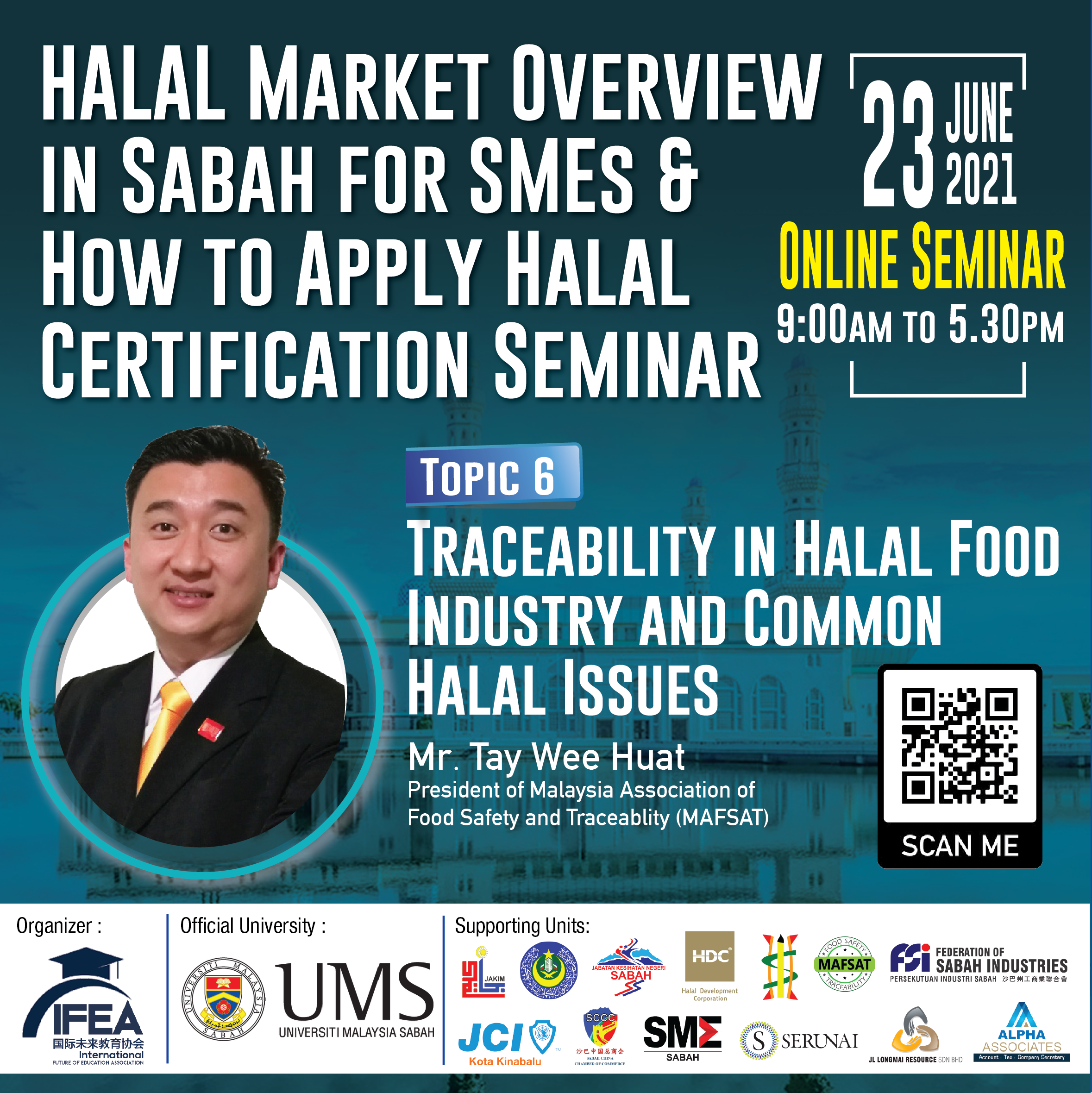 2nd Halal Market Overview and Opportunities Online Seminar 第二屆线上清真研讨会（23rd June 2021）