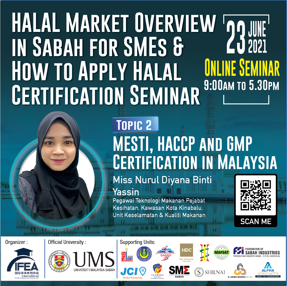 2nd Halal Market Overview and Opportunities Online Seminar 第二屆线上清真研讨会（23rd June 2021）