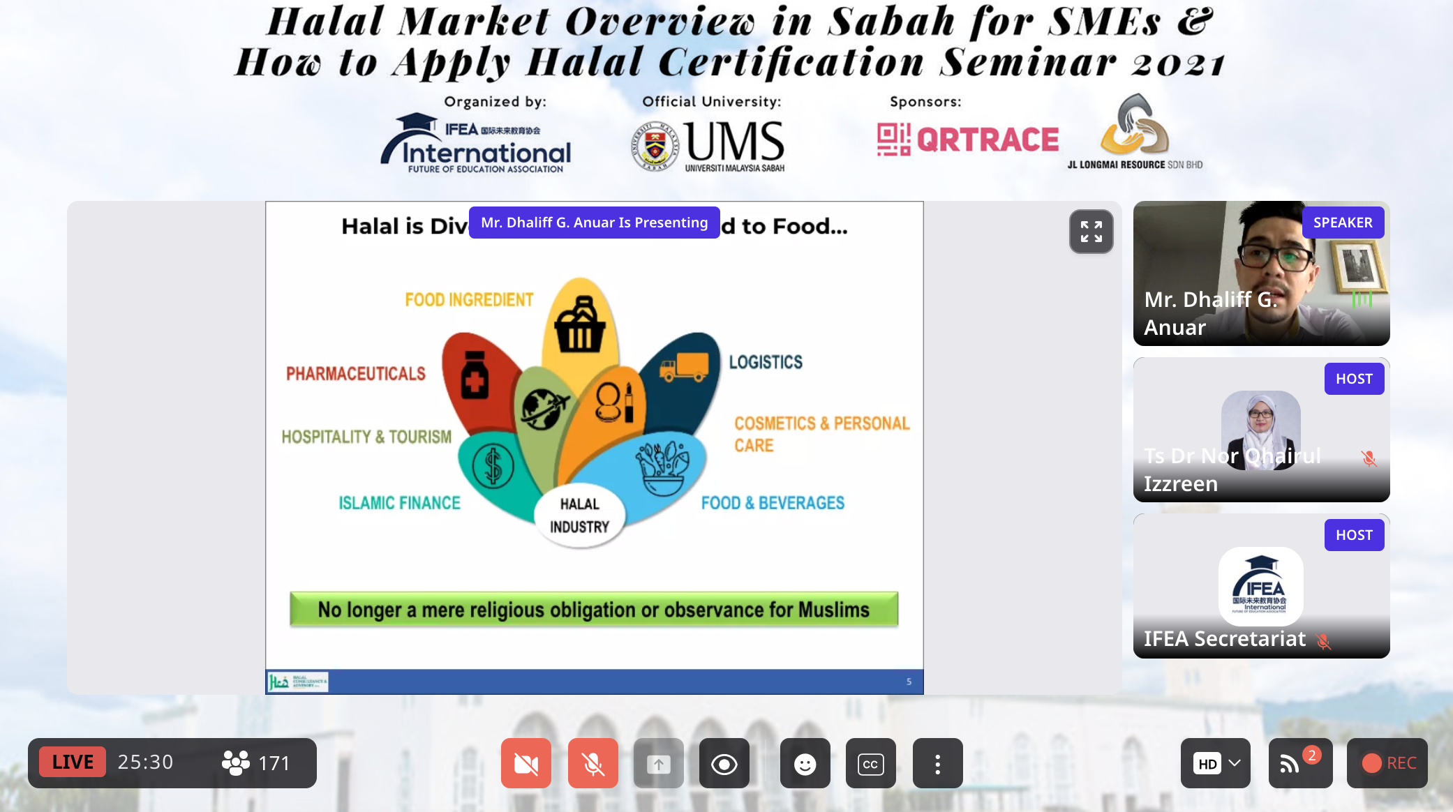 主題一：《沙巴清真认证市场》 Halal Certification among SMEs in Sabah