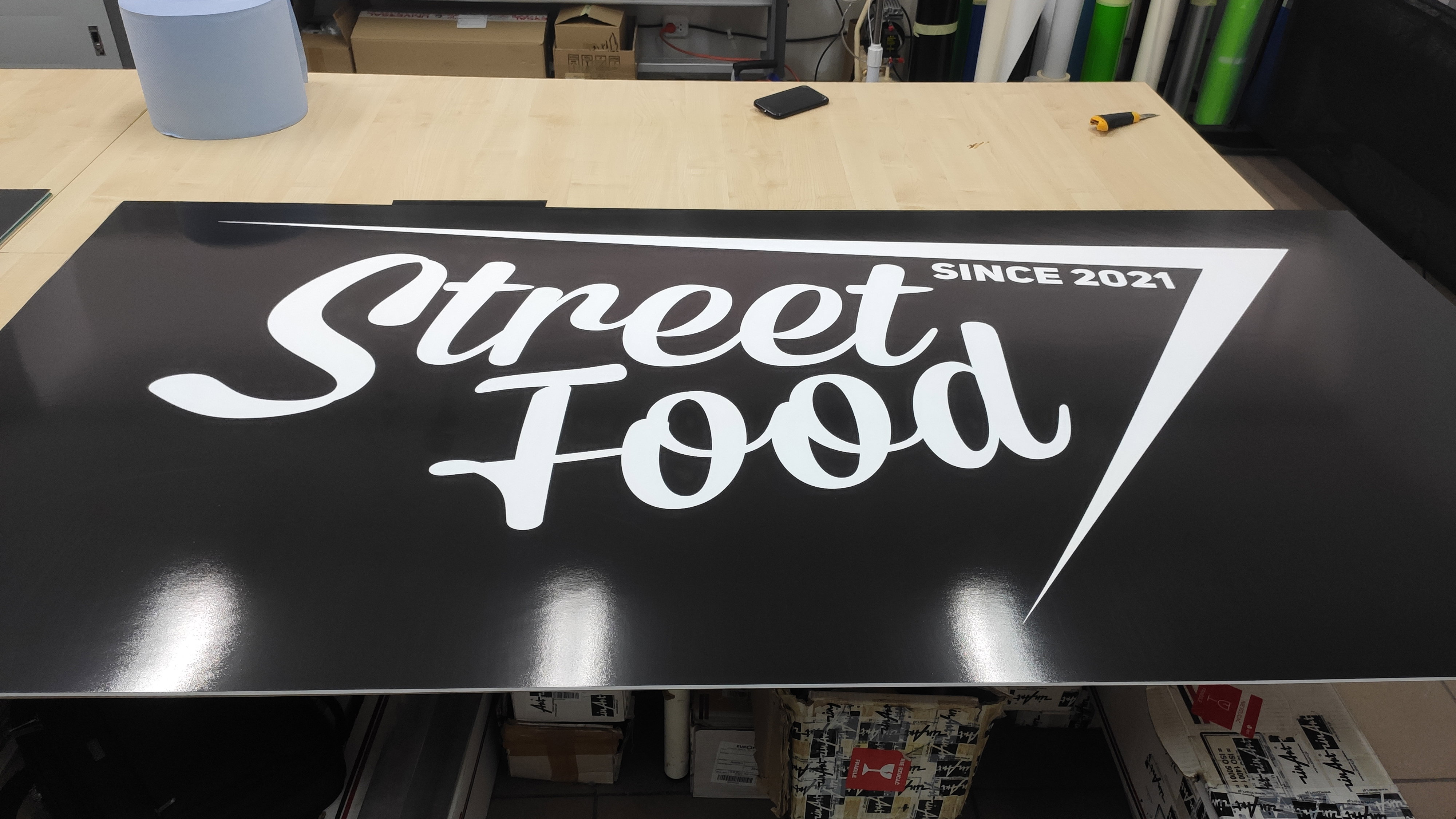 Advertising boards