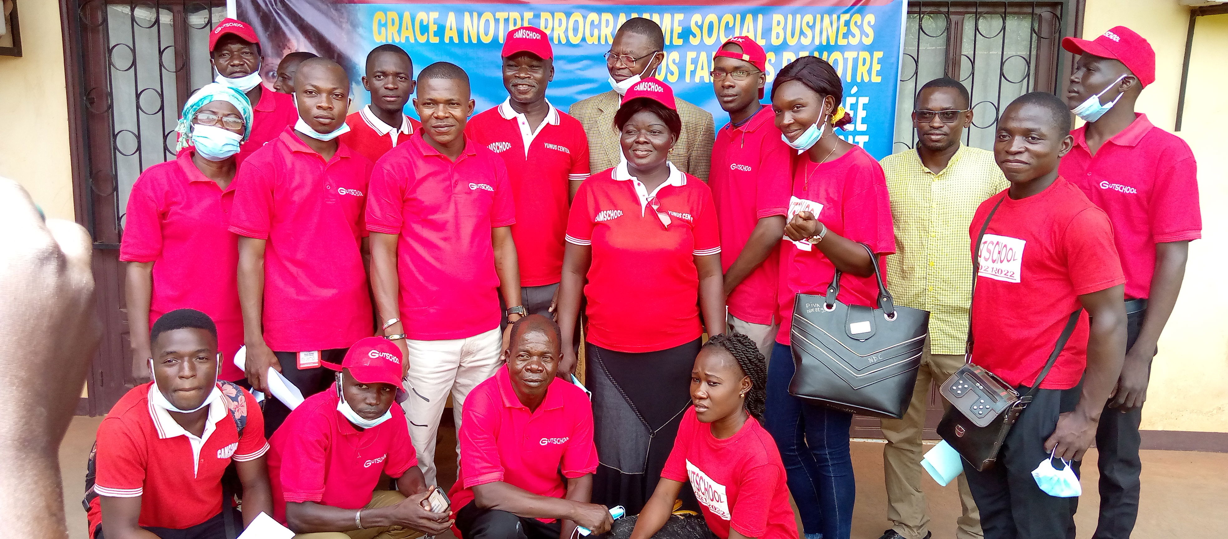 Perskonferensie op Saterdag 02 Oktober 2021 by Camschool oor die vennootskap wat met die Yunus -sentrum onderteken is