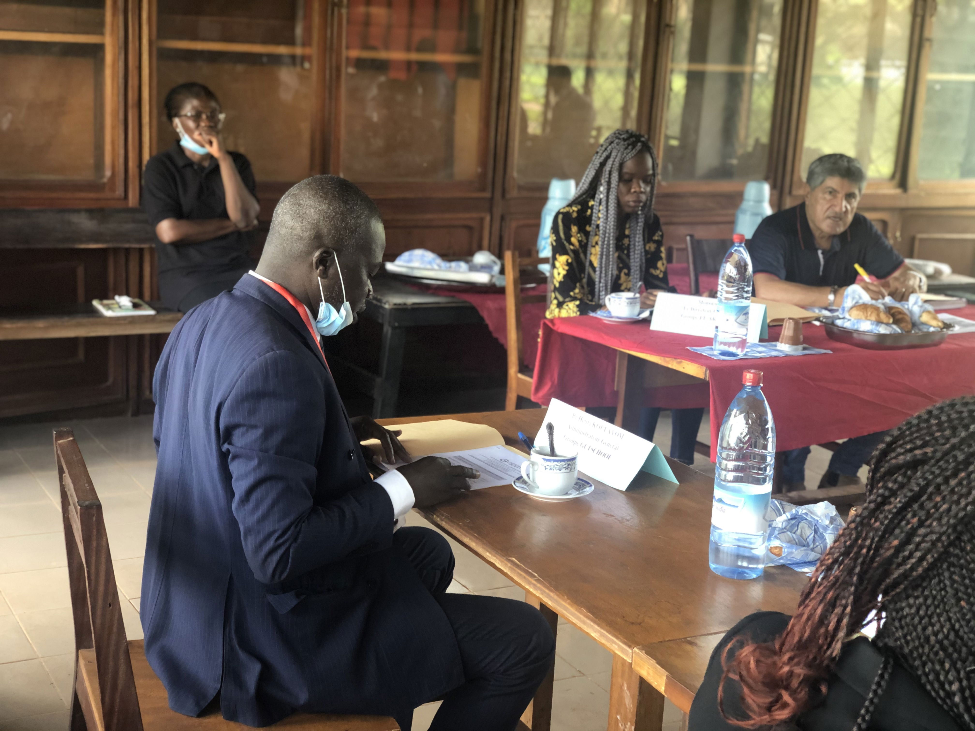 Reunion de Travail à Gutschool avec le Docteur Hassan EL-AKHRAS