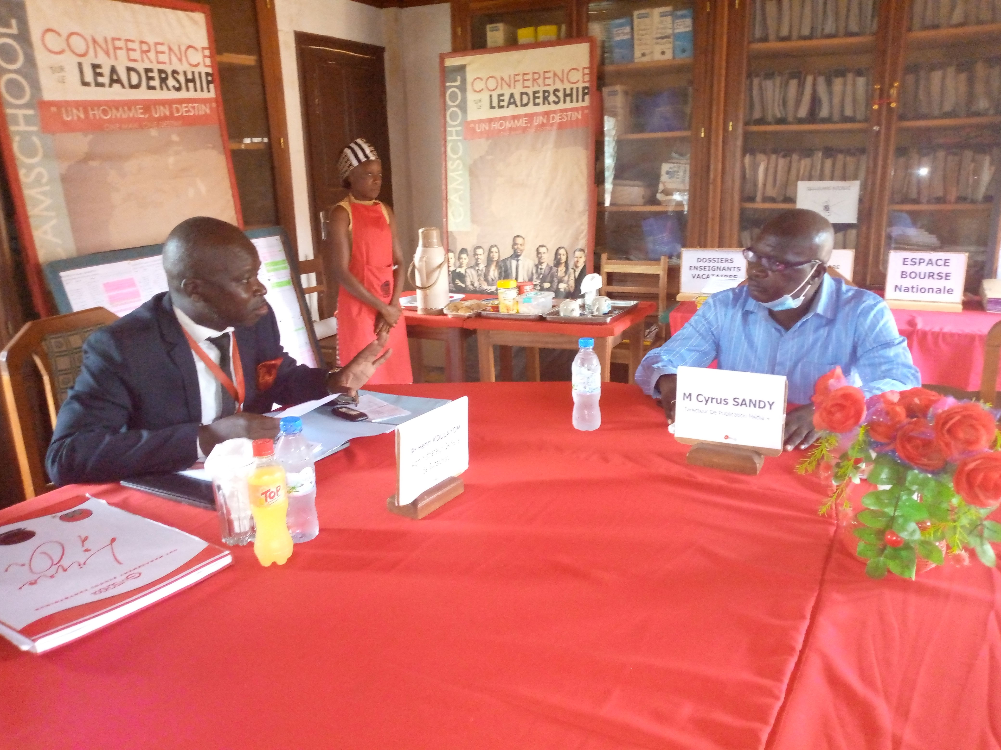 Direkteur van publikasie MEDIAS PLUS, mnr. Cyrus SANDY