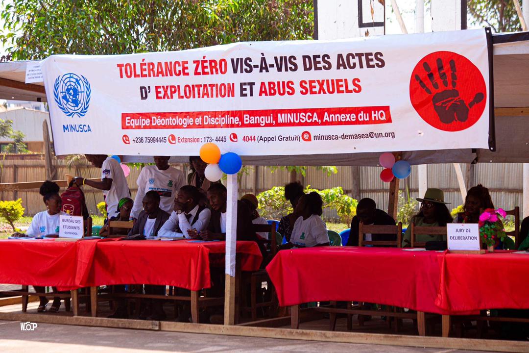 Frank samewerking tussen GUTSCHOOL en MINUSCA in die stryd teen seksuele misbruik