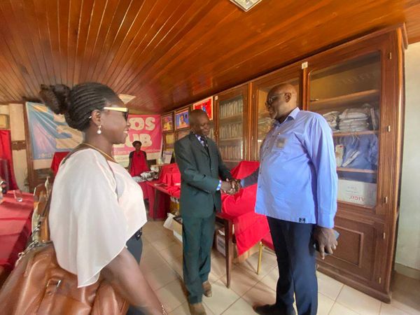 Ontvangs van die afvaardiging van die Sentraal-Afrikaanse Interprofessionele Groep #GICA in die besonder die Sekretaris-generaal mnr POTOLOT Gille (8 Junie 2023)