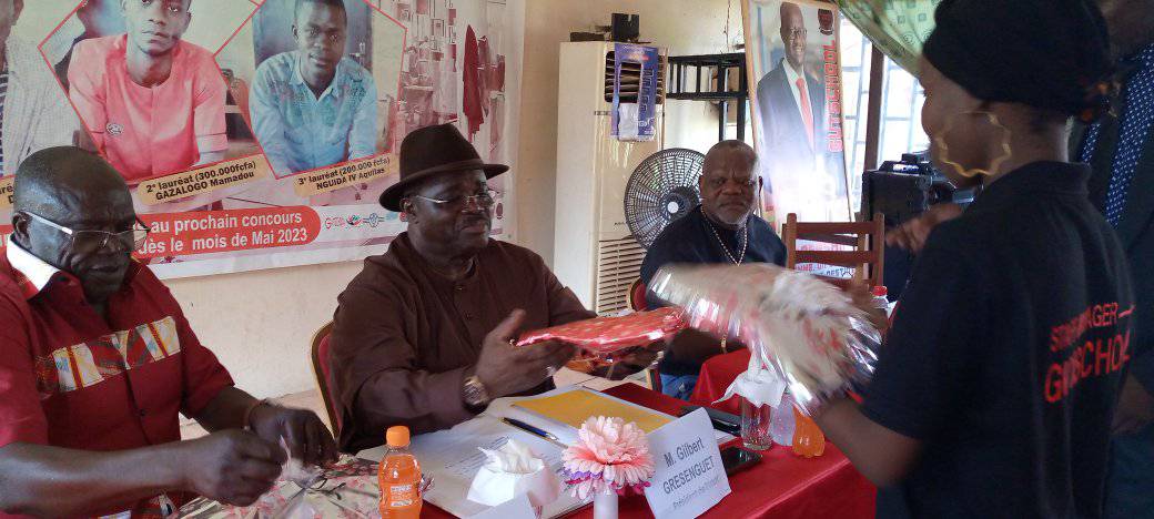 Ontvangs van die UNPC-afvaardigings by GUTSCHOOL (13 Julie 2023)