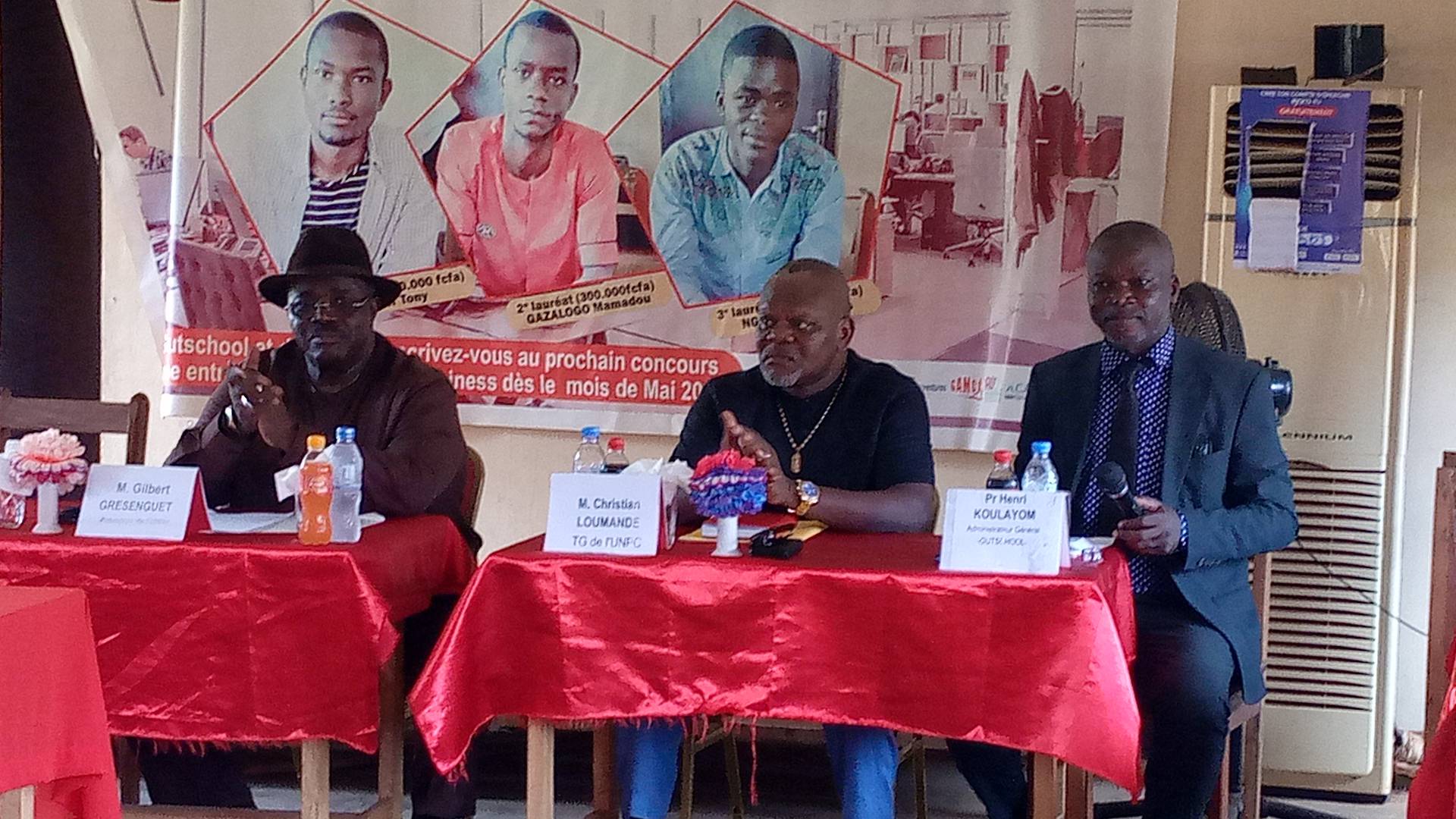 Ontvangs van die UNPC-afvaardigings by GUTSCHOOL (13 Julie 2023)