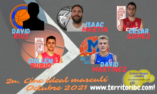 Mejor 2º. Quinteto Ideal masculino