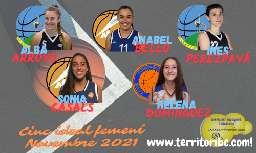Mejor 1r. CQuinteto ideal femenino