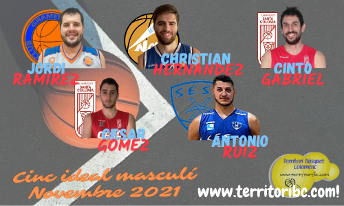 Mejor 1er. Quinteto Ideal masculino