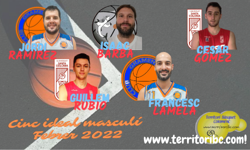 Mejor 1er. Quinteto Ideal masculino