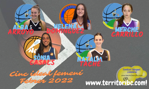 Mejor 1r. CQuinteto ideal femenino