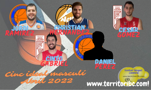 Mejor 1er. Quinteto Ideal masculino