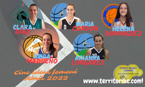 Mejor 1r. CQuinteto ideal femenino