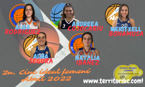 Mejor 2º. Quinteto Ideal femenino
