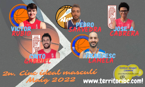 Mejor 2º. Quinteto Ideal masculino