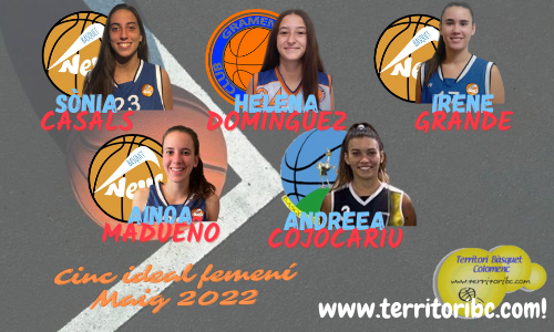 Mejor 1r. CQuinteto ideal femenino