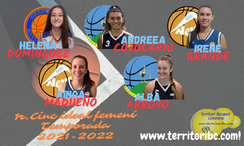Mejor 1r. CQuinteto ideal femenino