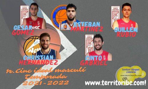 Mejor 1er. Quinteto Ideal masculino