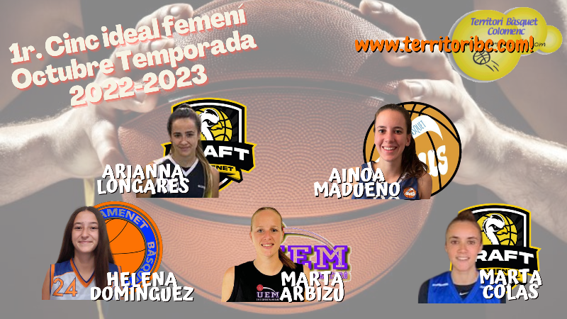 Mejor 1r. CQuinteto ideal femenino