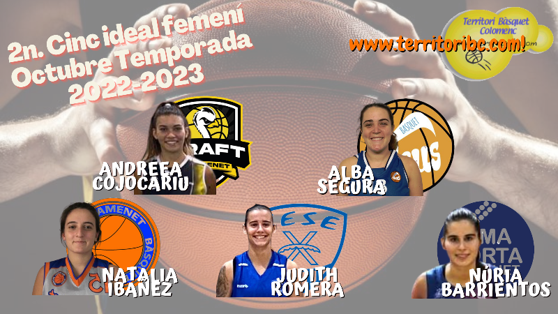 Mejor 2º. Quinteto Ideal femenino