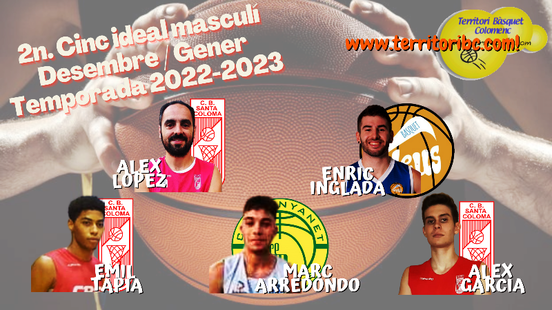 Mejor 2º. Quinteto Ideal masculino