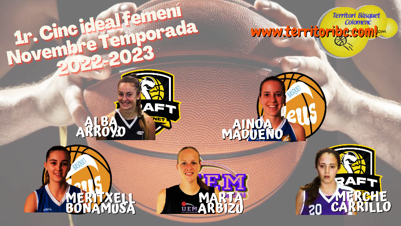 Mejor 1r. CQuinteto ideal femenino