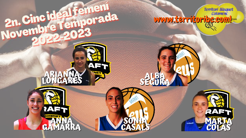 Mejor 2º. Quinteto Ideal femenino