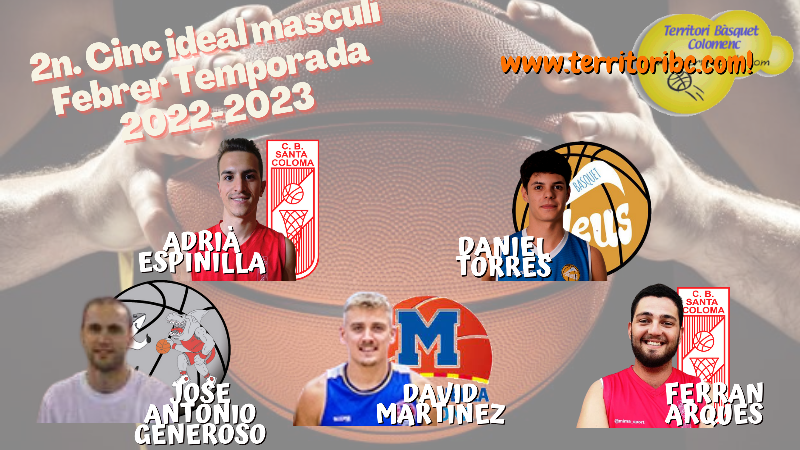 Mejor 2º. Quinteto Ideal masculino