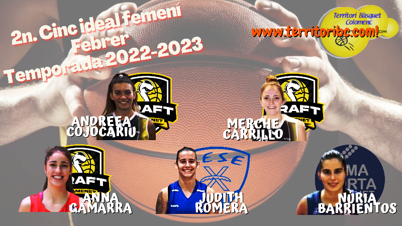 Mejor 2º. Quinteto Ideal femenino