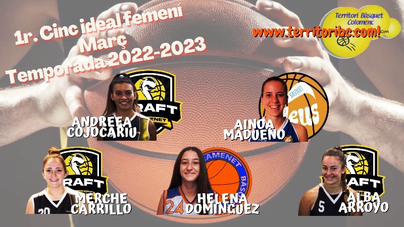 Mejor 1r. CQuinteto ideal femenino
