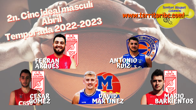 Mejor 2º. Quinteto Ideal masculino