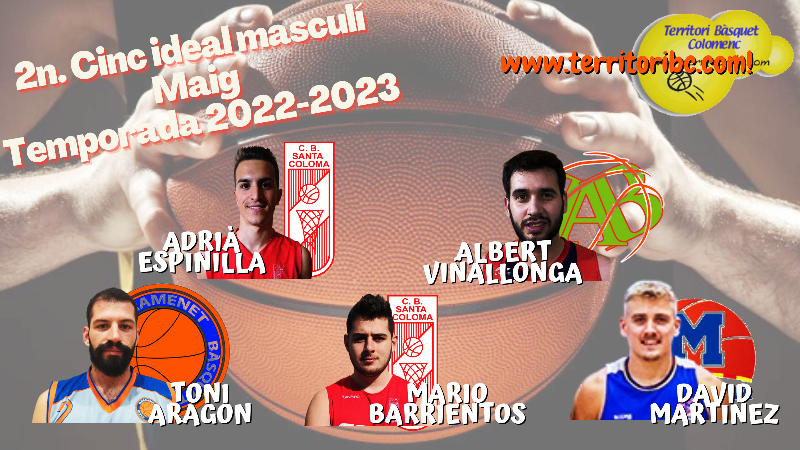 Mejor 2º. Quinteto Ideal masculino