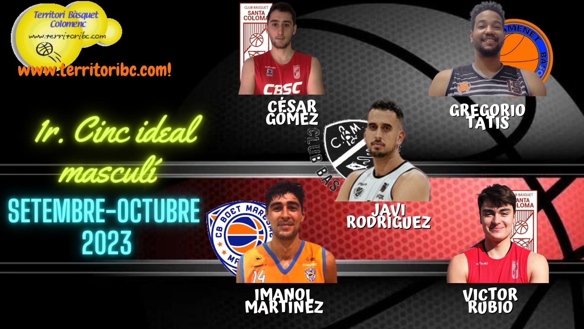 Mejor 1er. Quinteto Ideal masculino