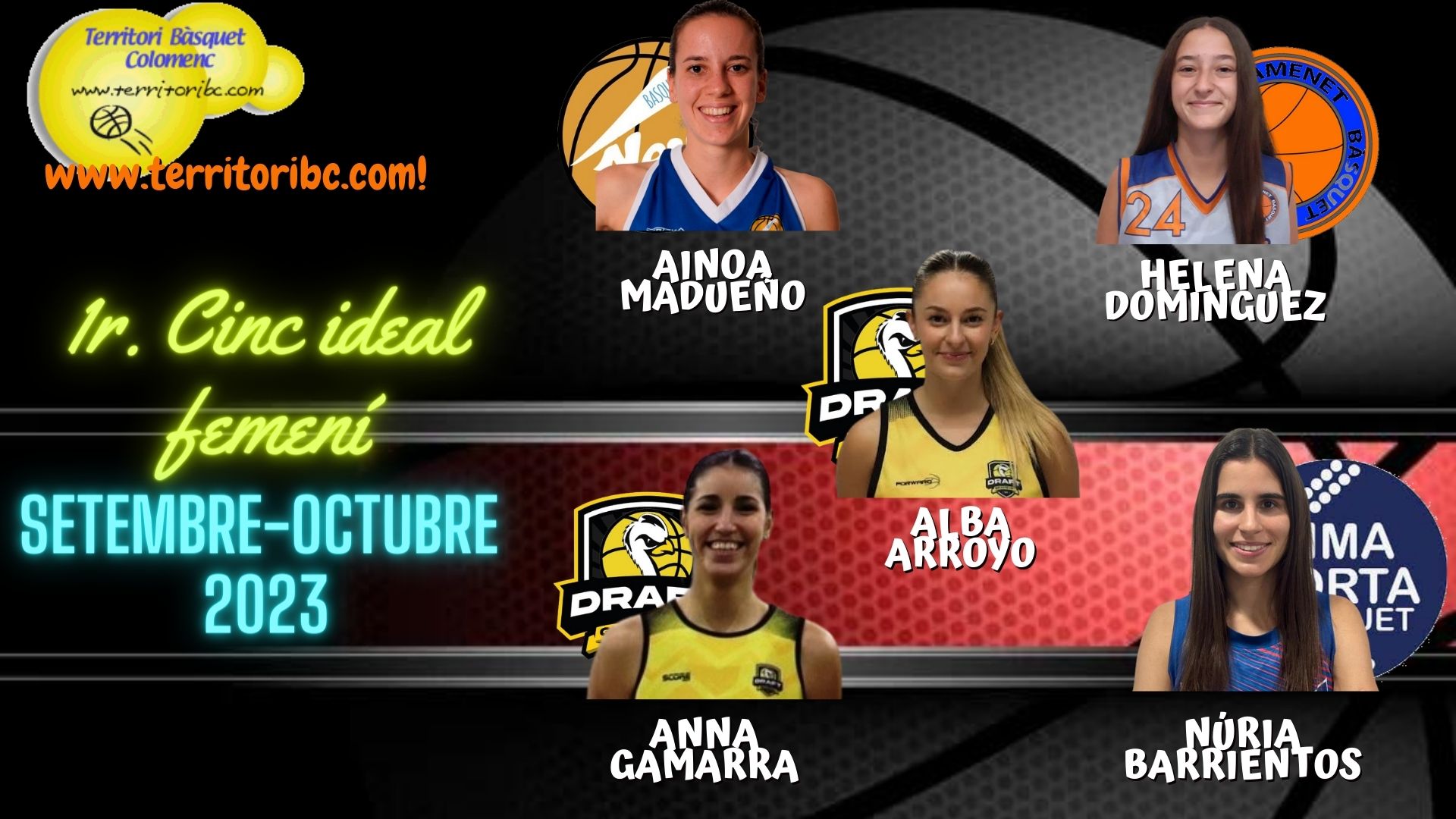 Mejor 1r. CQuinteto ideal femenino