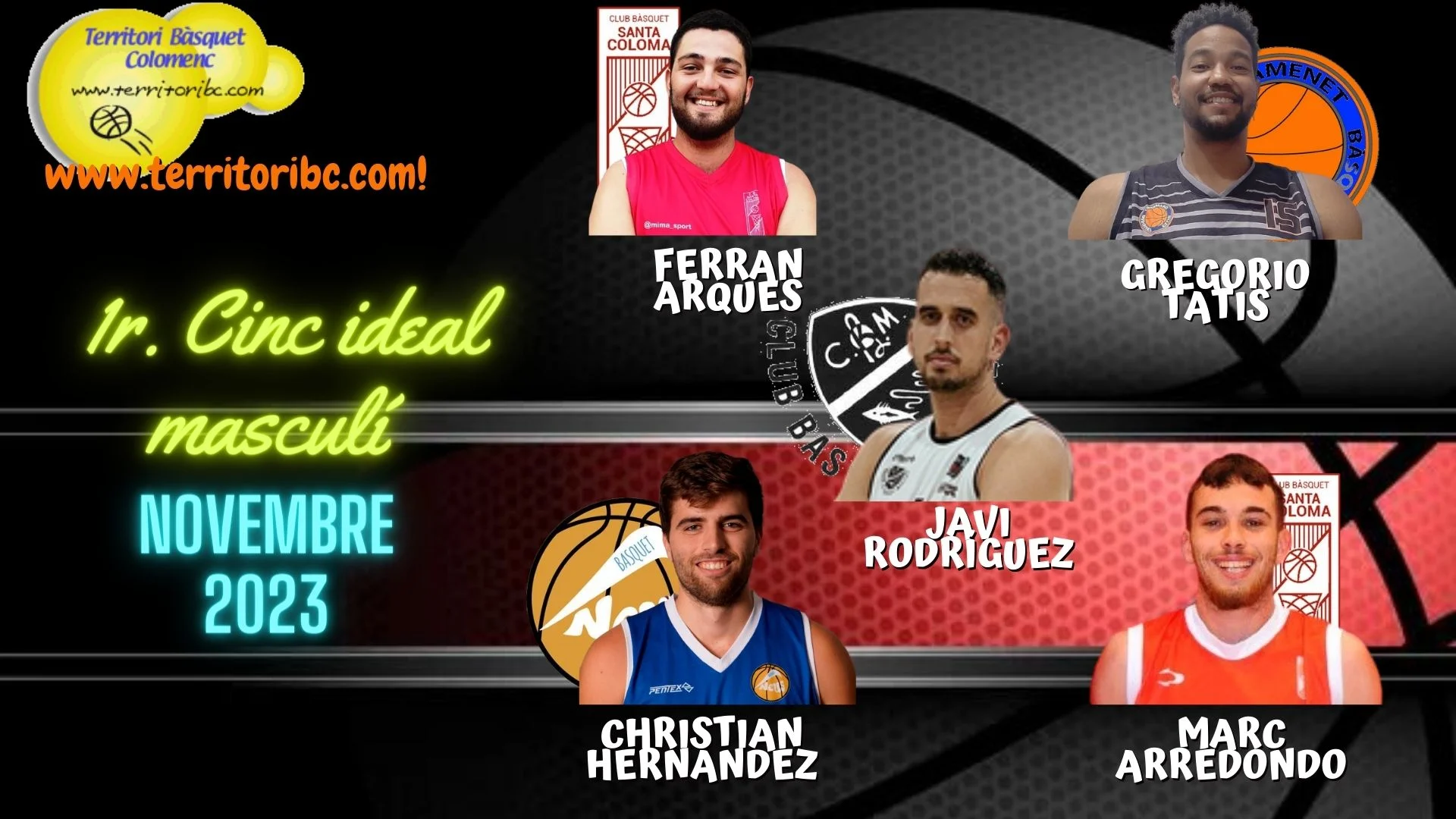Mejor 1er. Quinteto Ideal masculino
