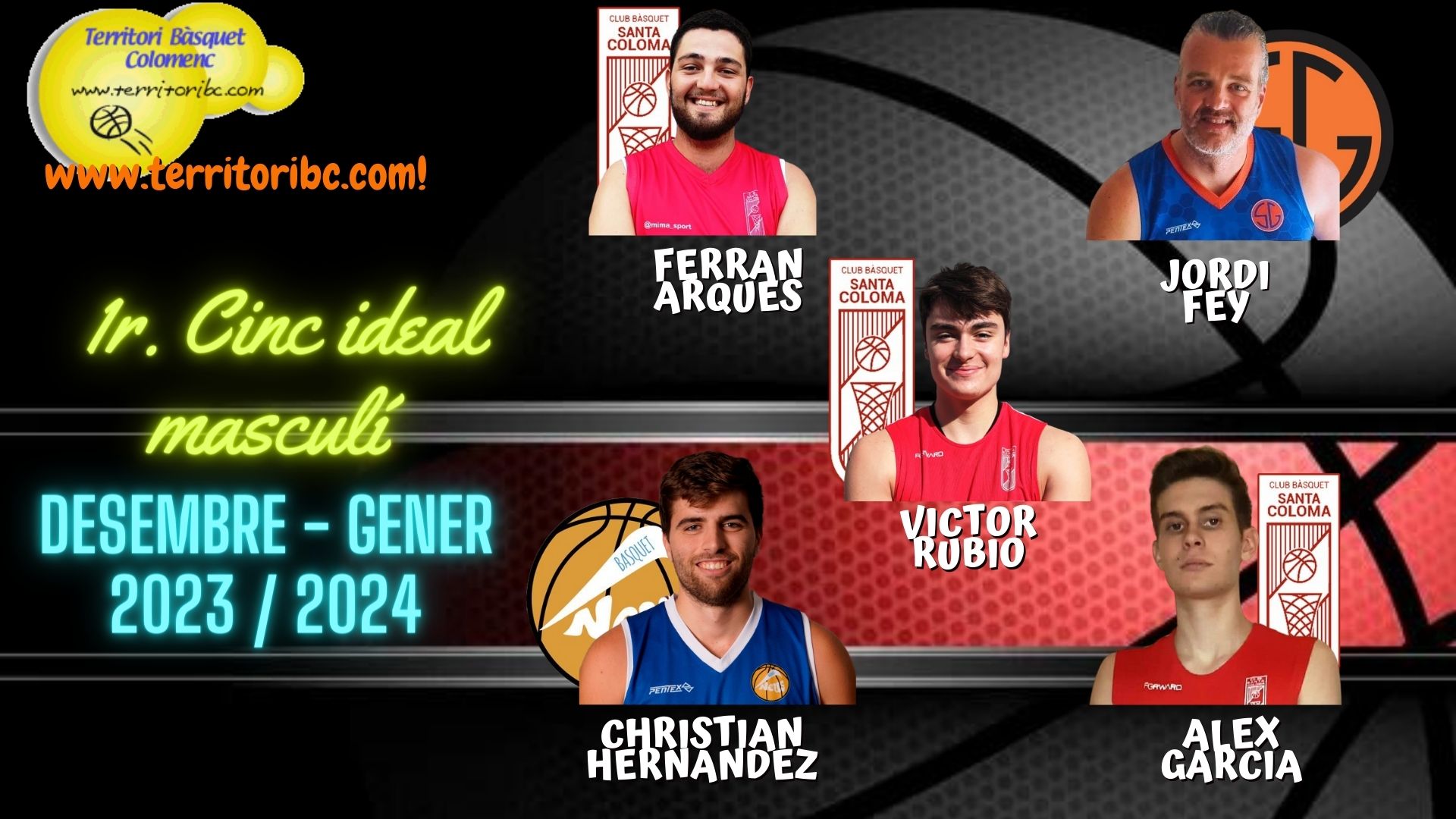 Mejor 1er. Quinteto Ideal masculino