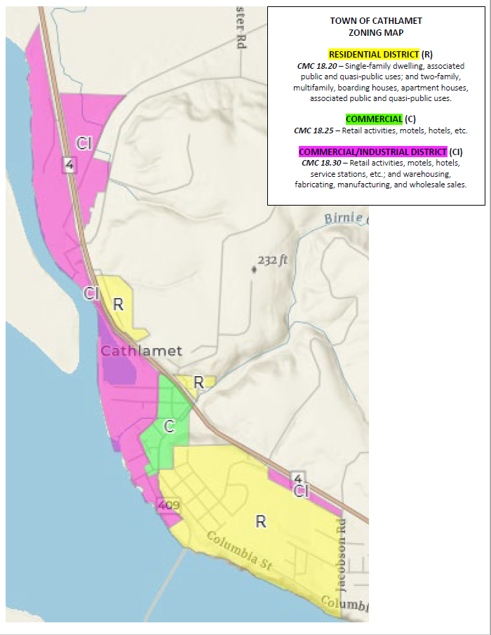 Zoning Town of Cathlamet