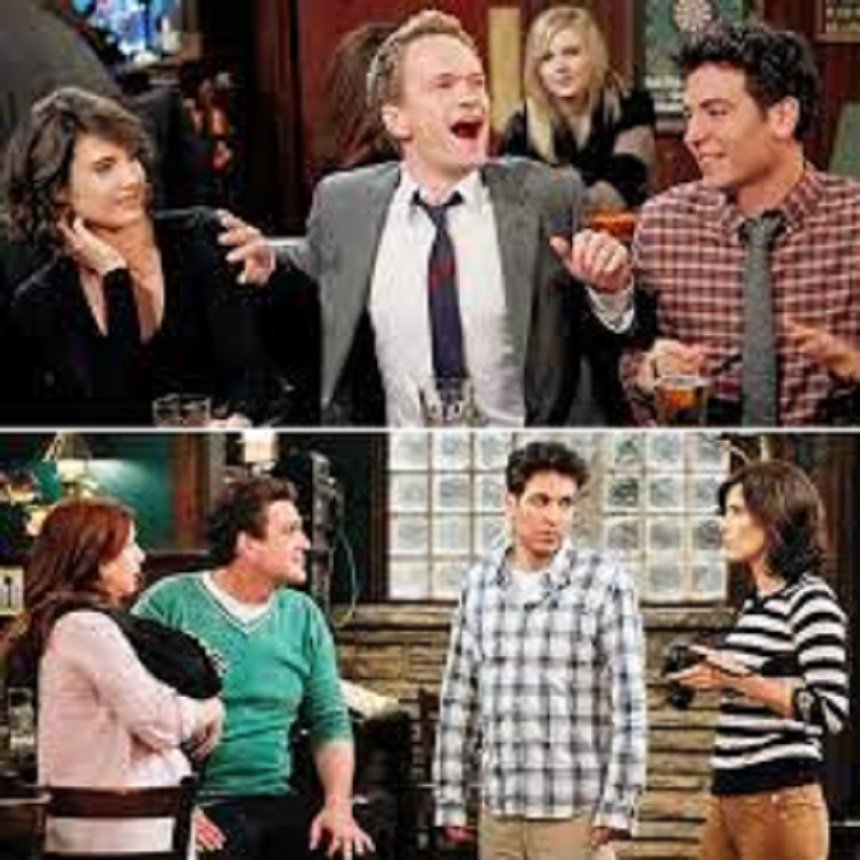 Scenes from the CBS Sitcom How I Met Your Mother