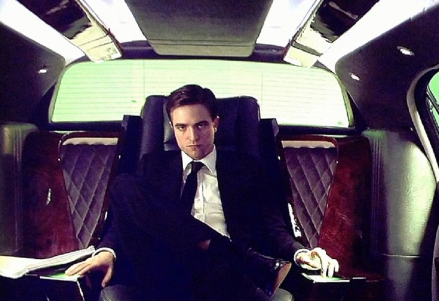 Robert Pattinson in Gordon Gekko Batmobile in Cosmopolis