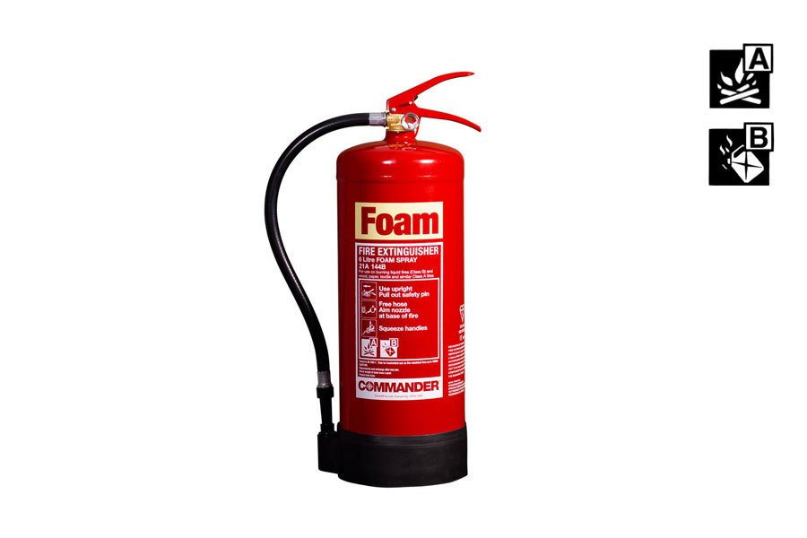 Foam fire extinguishers - what type of fire extinguisher do you need?