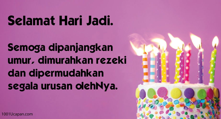 Ucapan Selamat Hari Jadi