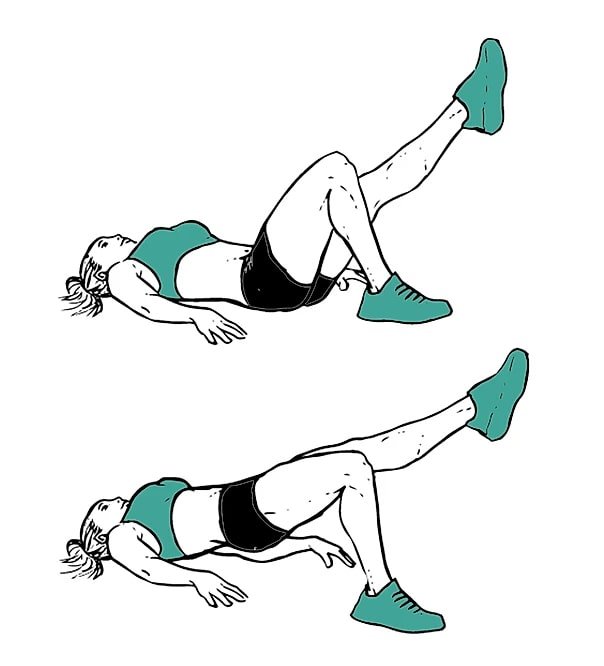 Hip thrust unilatéral exercice musculation fessiers