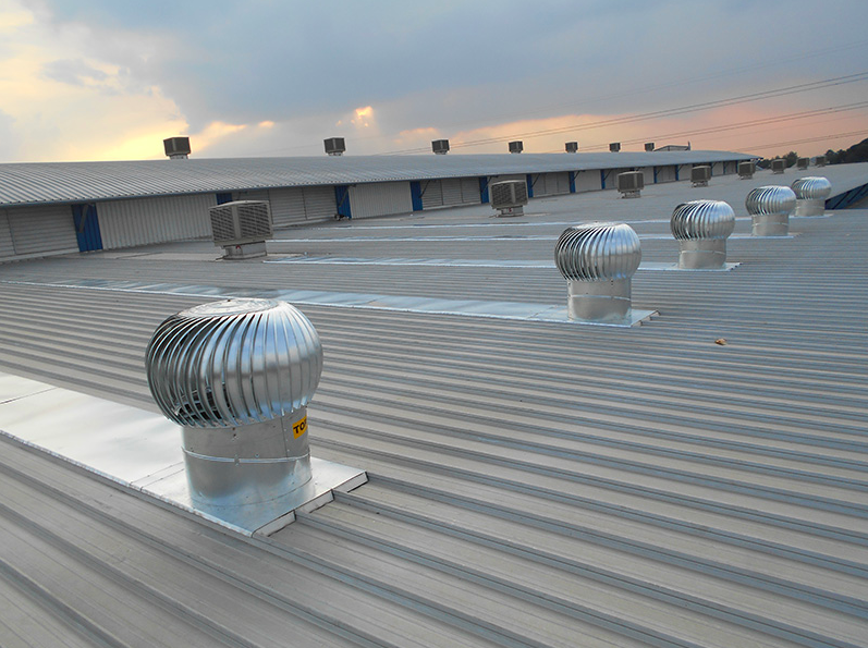 Thermo Temp Tornado Industrial Roof Ventilation System