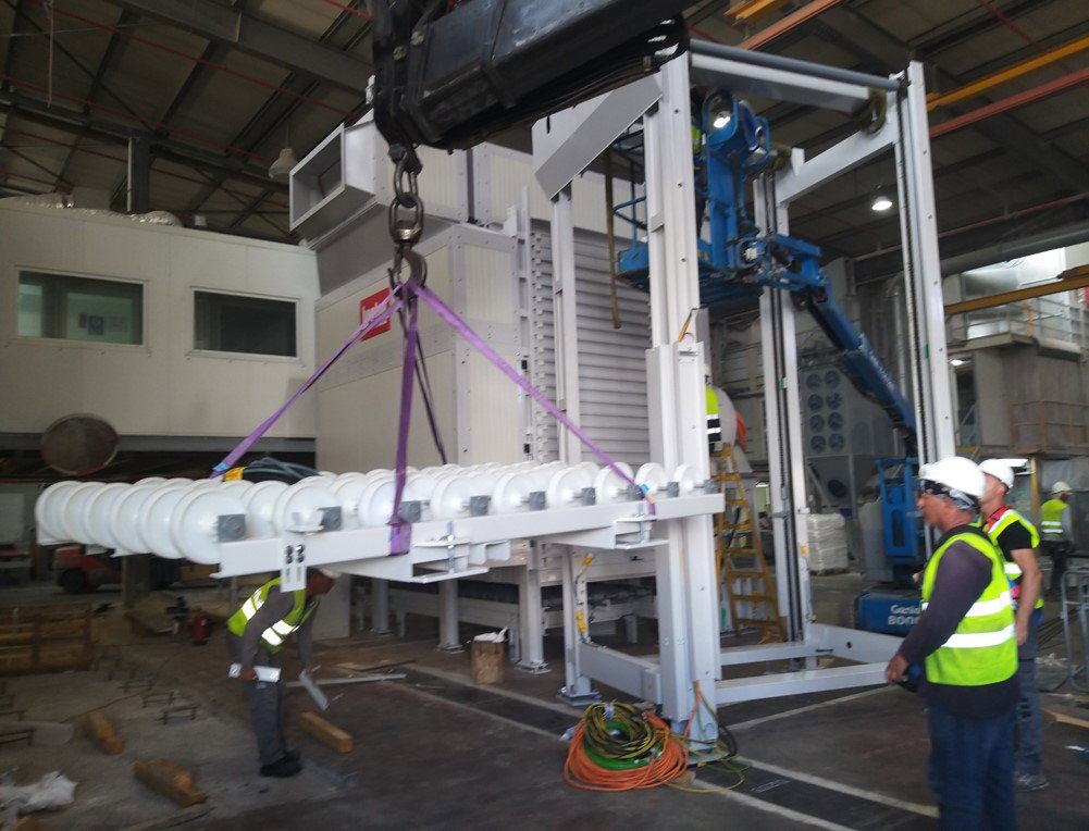 Demontageprojekt und Fließbandproduktionslinie für Marmoroberflächen 2021