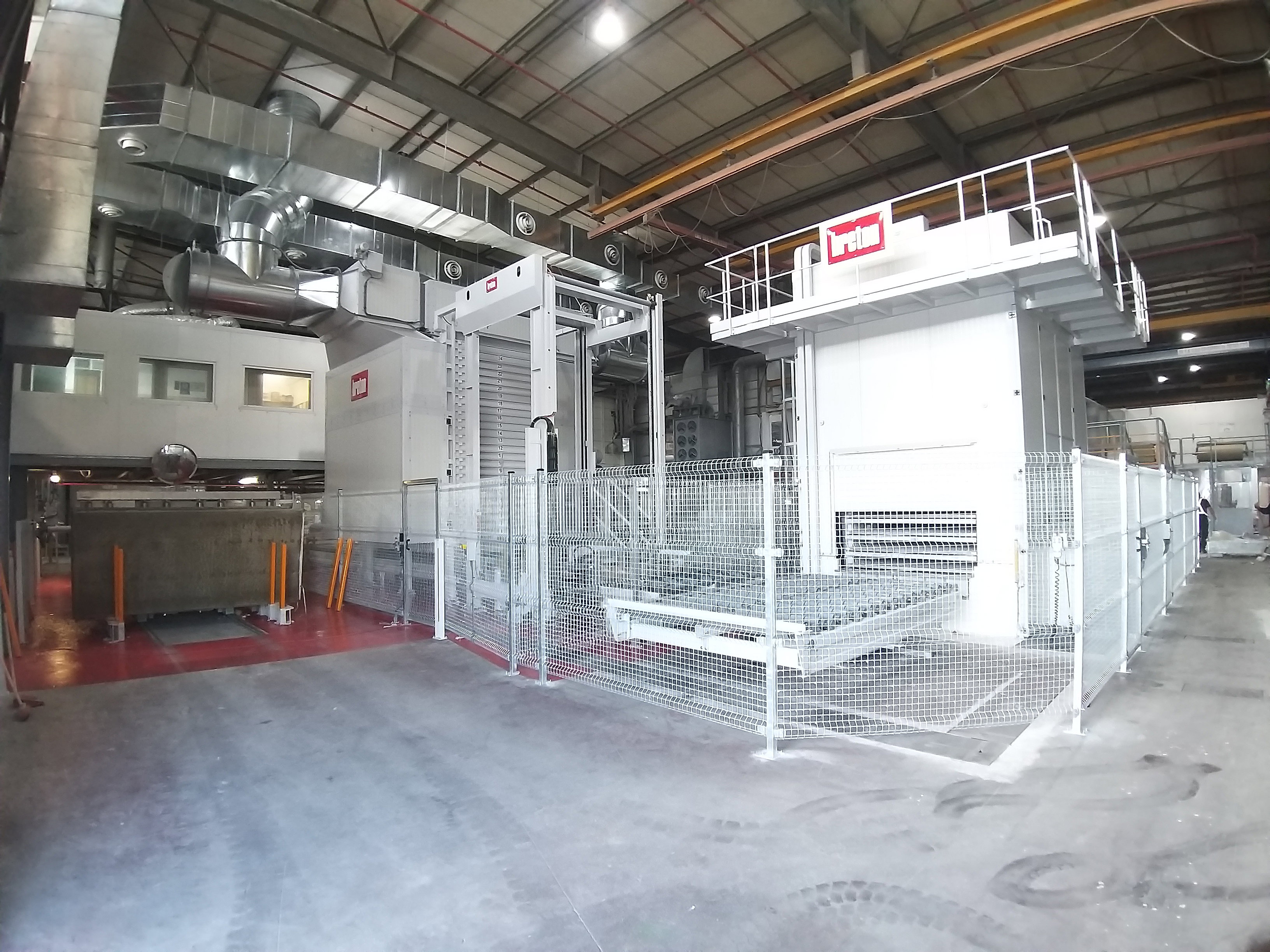 Demontageprojekt und Fließbandproduktionslinie für Marmoroberflächen 2021