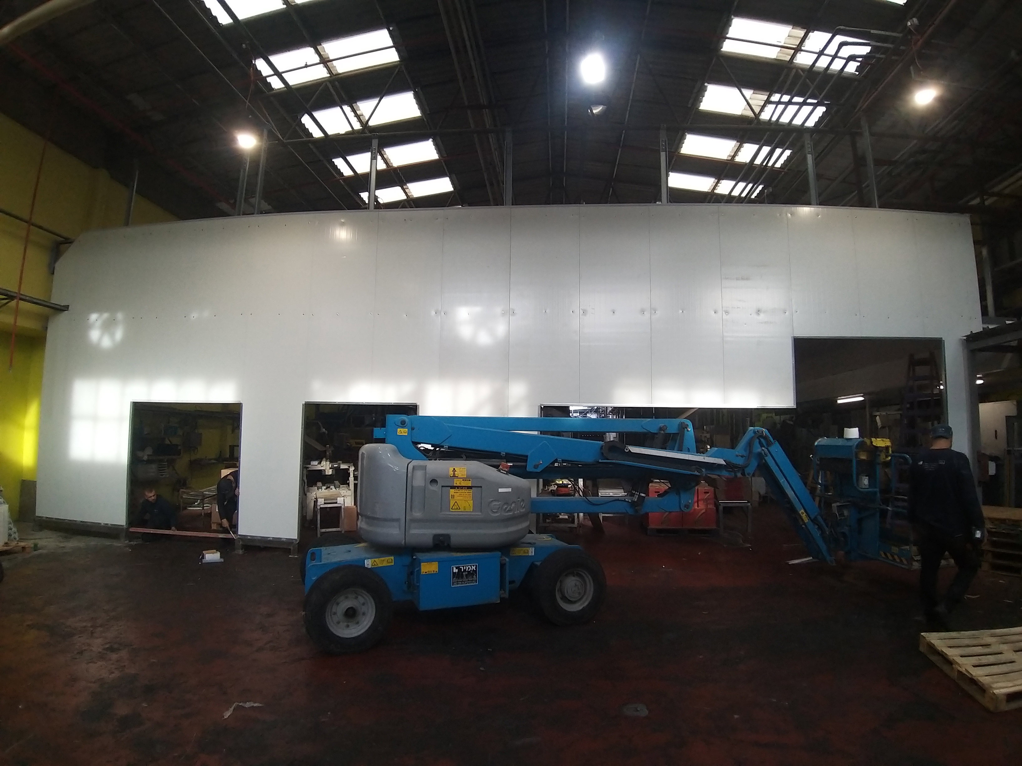 Design and installation of an insulated panel construction including the installation of insulated panel panels