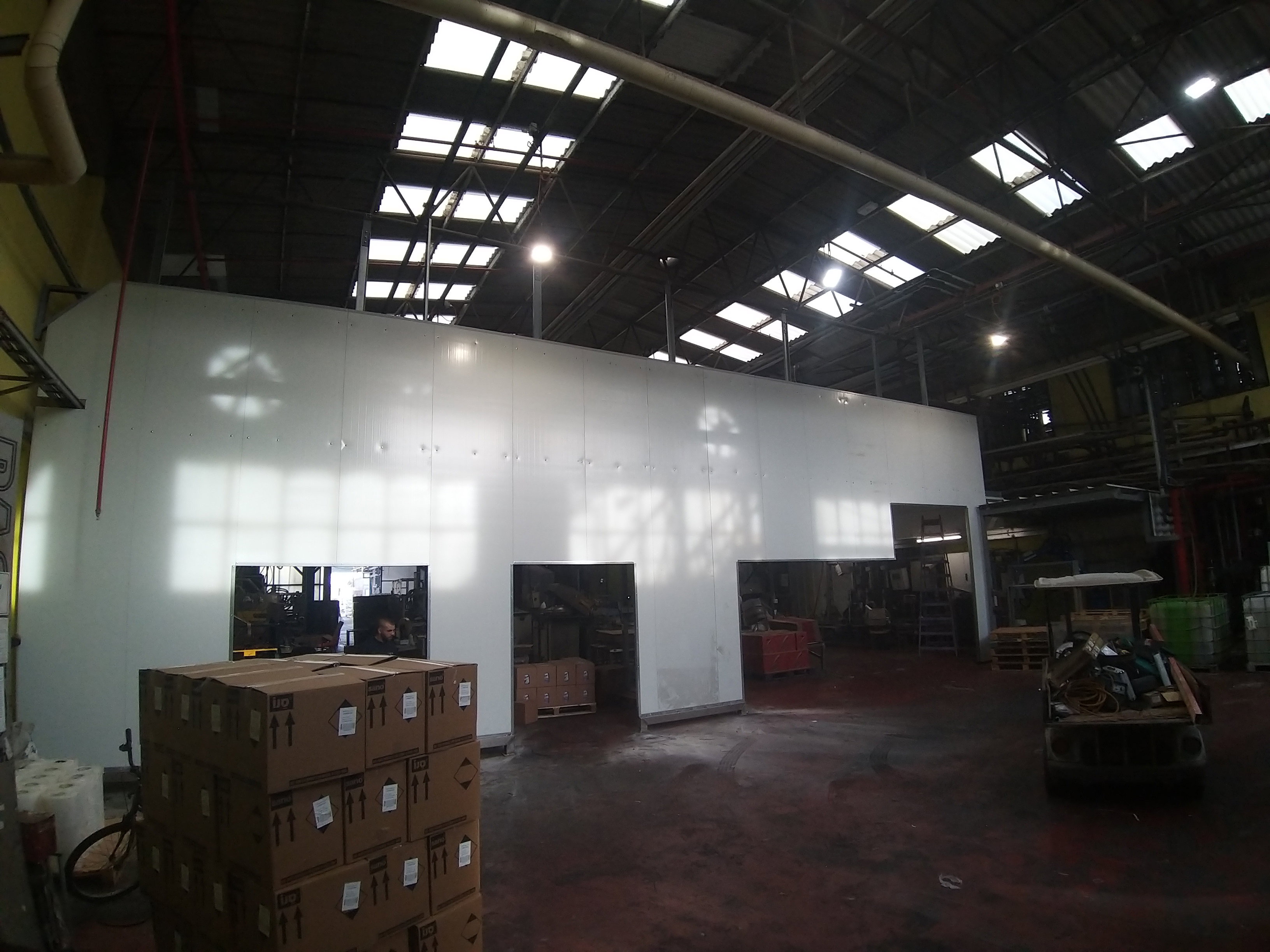 Design and installation of an insulated panel construction including the installation of insulated panel panels